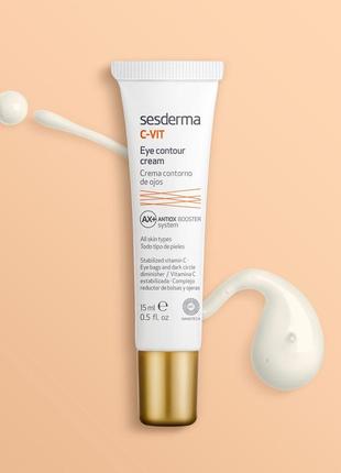 Sesderma c-vit ax крем для кожи вокруг глаз от темных кругов и отеков.