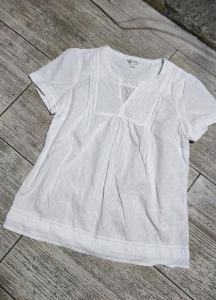 Сорочка біла блузка блуза белая свободная крой легкая прозрачная хлопок вышиванка