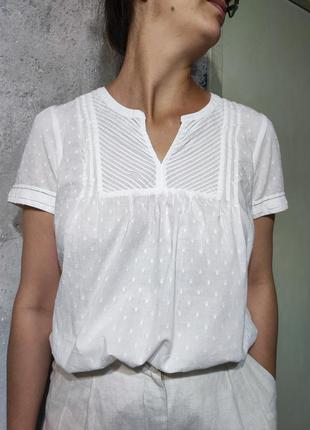 Сорочка біла блузка блуза белая свободная крой легкая прозрачная хлопок вышиванка6 фото