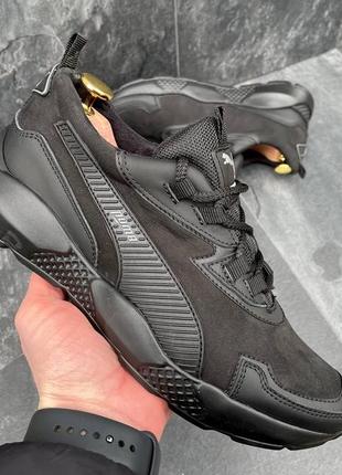 Мужские кожаные кроссовки puma