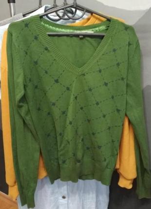 Актуальный полувер,новой свитер,broadway,зеленый2 фото