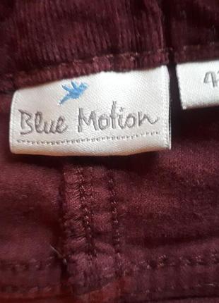 Юбка бордовая из микровельвета, blue motio.