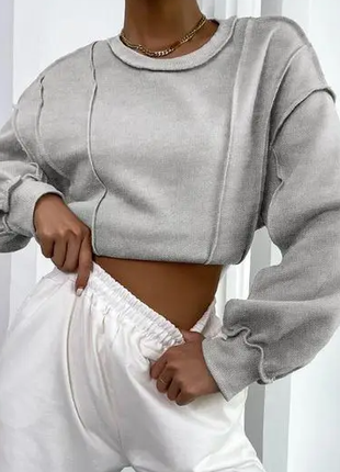 Жіночий светр ангоровий із зовнішніми швами 2 кольори 171ко4 фото