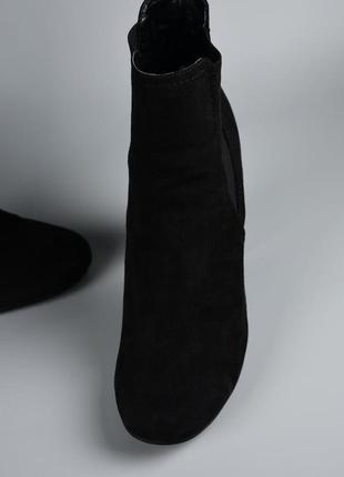 Graceland женские полусапожки замшевые черные размер 404 фото