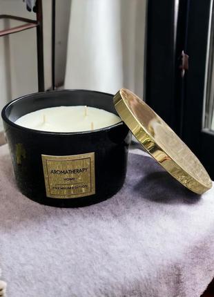 🕯ароматическая свеча “aromatherapy home” premium edition🖤