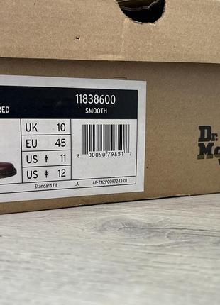 Dr. martens 1461 cherry red10 фото