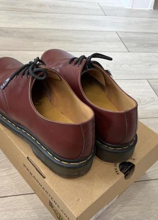 Dr. martens 1461 cherry red6 фото