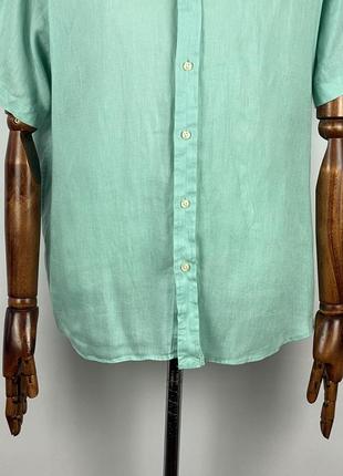 Оригинальная мужская льняная рубашка рубашка polo ralph lauren classic fit linen shirt3 фото