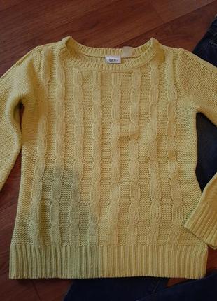 Кофта свитер лимонного цвета3 фото
