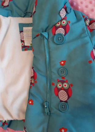 Куртка дитяча для дівчинки (єврозима).4 фото
