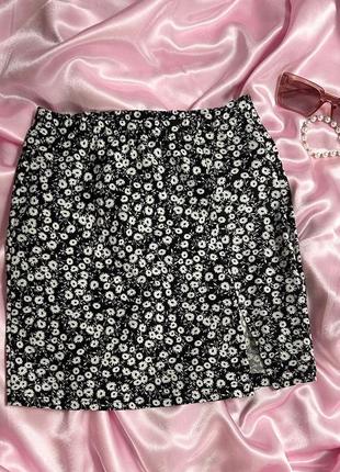 Юбка с ромашками