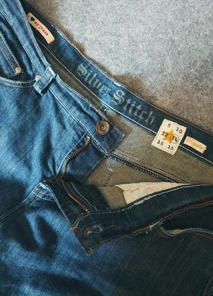Женские джинсы слим темно-синего цвета 48-50 размера6 фото