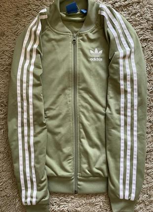 Олимпийка adidas original olive, оригинал, размер s1 фото