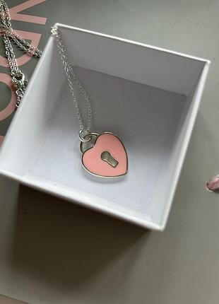 Цепочка сердечко в стиле tiffany