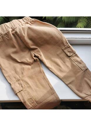 Джоггеры 100 - 130 см штаны коттоновые на резинке3 фото