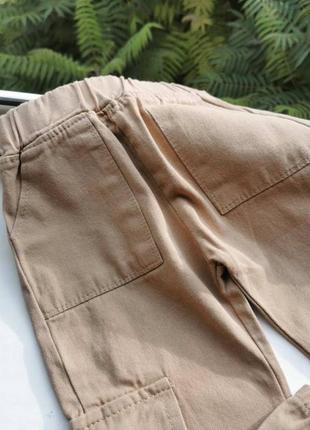 Джоггеры 100 - 130 см штаны коттоновые на резинке6 фото