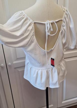 Блуза с рукавами фонариками