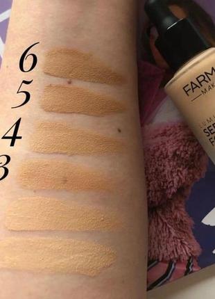 Уценка срок cияющая тональная сыворотка флюид serum foundation 02 натуральный farmasi фармаси7 фото