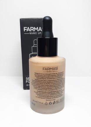 Уценка срок cияющая тональная сыворотка флюид serum foundation 02 натуральный farmasi фармаси3 фото