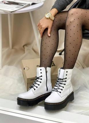 Черевики dr. martens jadon white/black5 фото