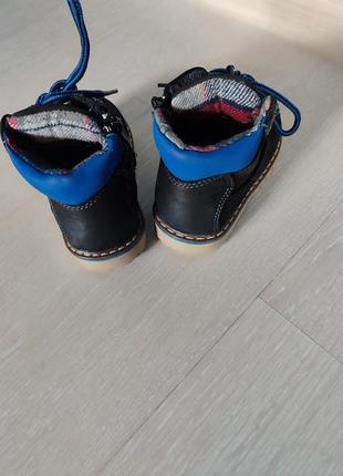 Демисезонные осенние ботинки на мальчика3 фото