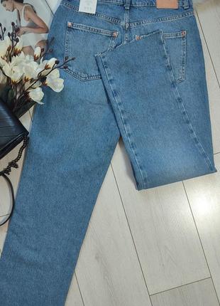 Прямые джинсы с высокой посадкой zara, 40р, оригинал9 фото