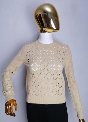 Женский трикотажный пуловер fendi roma italy