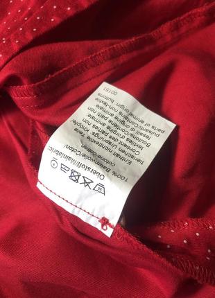 Красный в горошек лиф-блузка-жилетка верх от дириндля хлопок h.moser7 фото