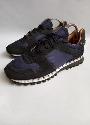 Кожаные кроссовки valentino garavani
