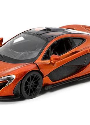 Машинка kinsmart mclaren p1, золотиста, сіра