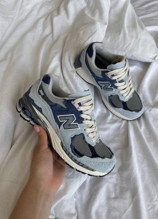 Кроссовки new balance 2002r blue