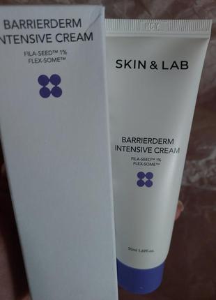 Крем skin lab barrierderm intensive cream барьерный крем для лица