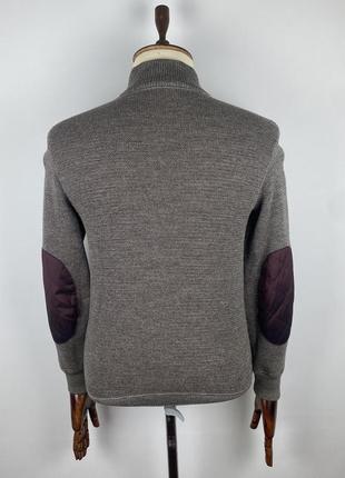 Оригинальный двусторонний шерстяной свитер на замке missoni double reversible wool nylon full zip swea6 фото