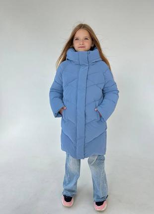 Зимний пуховик детский, подростковая куртка, пальто с капюшоном. водонепроницаемая плащевка антигряз8 фото