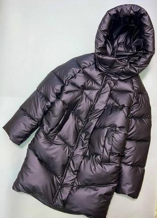 Зимний пуховик детский, подростковая куртка, пальто с капюшоном. водонепроницаемая плащевка антигряз5 фото