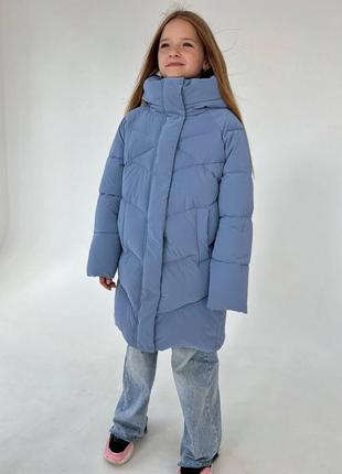 Зимний пуховик детский, подростковая куртка, пальто с капюшоном. водонепроницаемая плащевка антигряз9 фото