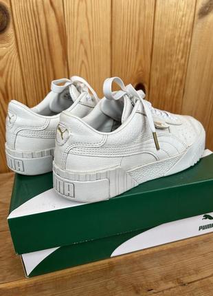 Кроссовки белые кожаные 37 р 23,5 см