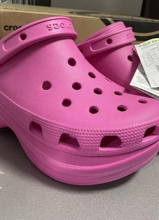 Crocs, крокси на платформі платформа барбі сабо7 фото