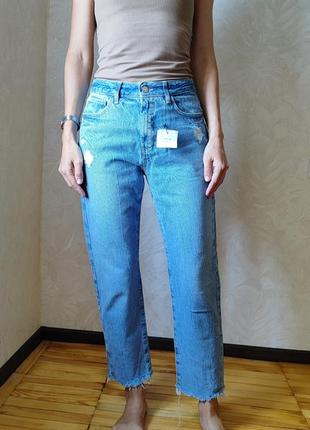 Новые джинсы zara slim fit