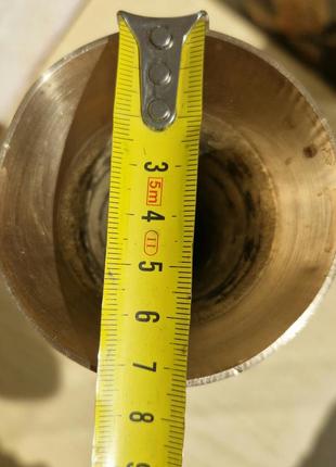 Винтажная ваза бронзовая латунная индия ххвек 40 см ручная работа.3 фото