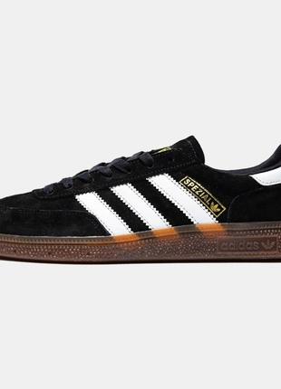 Классическое кроссовки adidas spezial handbalschoen оригинал черные оригинальные кроссовки adidas spezial2 фото