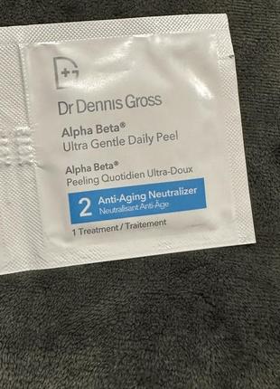 Dr.dennis gross ultra gentle day peel/ ультра нежный ежедневный пилинг/пилинг-серветки4 фото