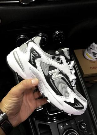 Кроссовки женские new balance 725 white &amp; gray &amp; black