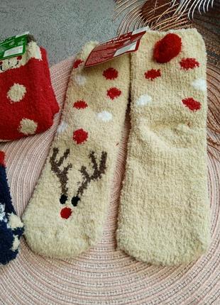 Носки носки носки теплые новогодние2 фото