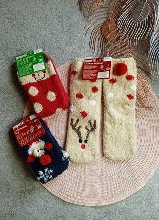 Носки носки носки теплые новогодние1 фото