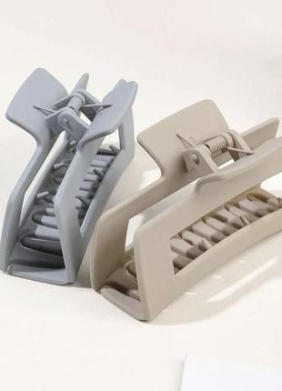 Заколка крабік для волосся пастельних кольорів