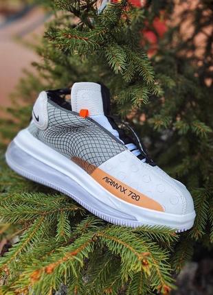 Nike dmsx air max 720 waves white, кроссовки мужские найк осень весна-осень, евро зима