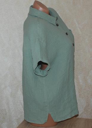 Блуза бренду  matalan
/100% хлопок/ мятного цвета, свободный крой/8 фото