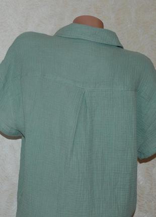 Блуза бренду  matalan
/100% хлопок/ мятного цвета, свободный крой/9 фото