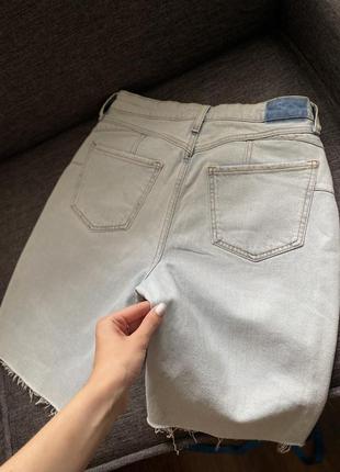 Стильні джинсові шорти бермуди6 фото